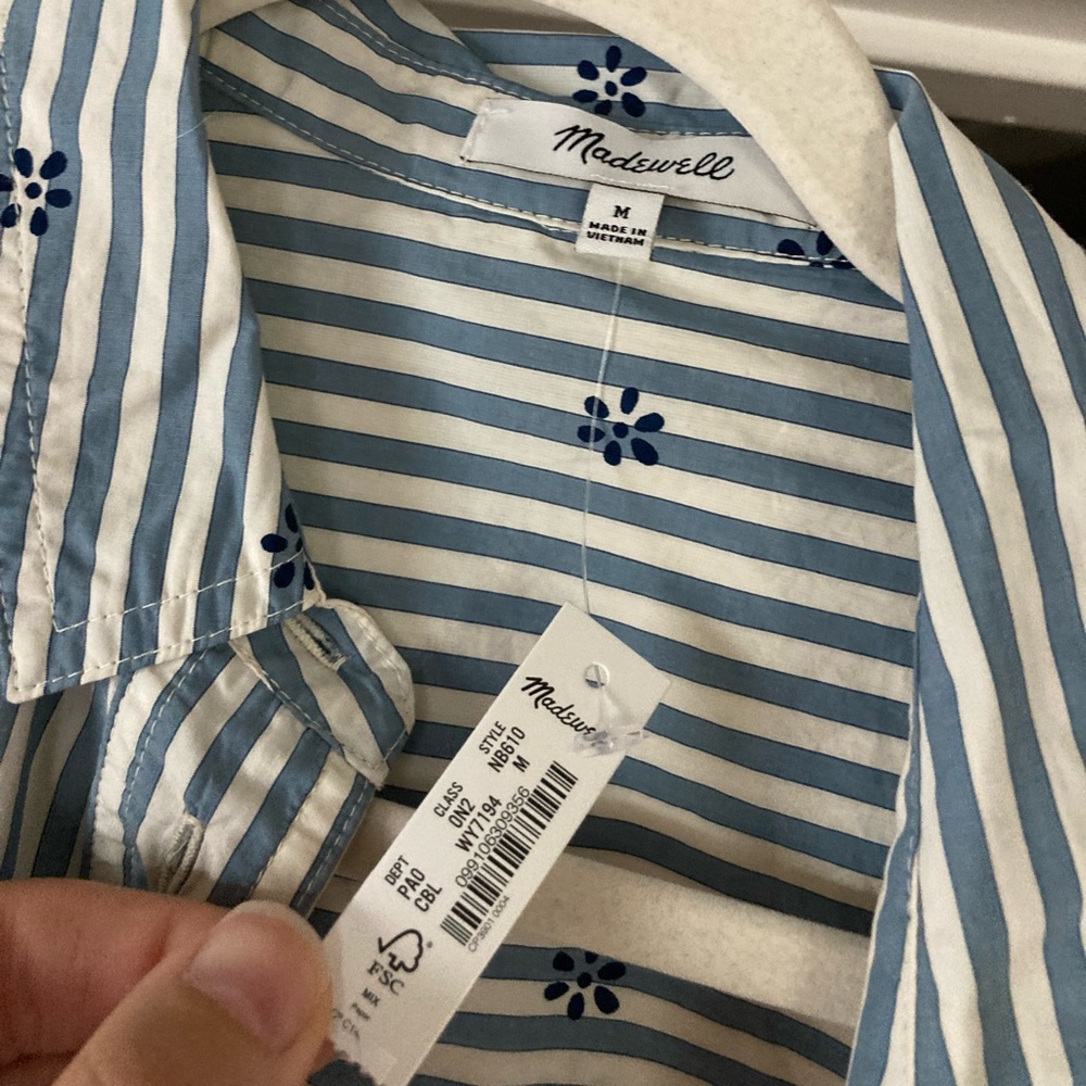 Madewell painter button up shirt